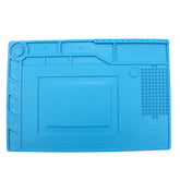 JIAFA S-150 Maintenance Platform Heat-resistant Repair Insulation Pad Silicone Mats with Screws Position, S-150